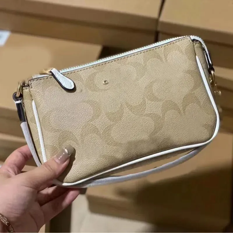 NOLITA shoulder bags purses designer woman handbag cute casual clutch letter zippy leather designer bag classic simplicity strawberry flower xb139
