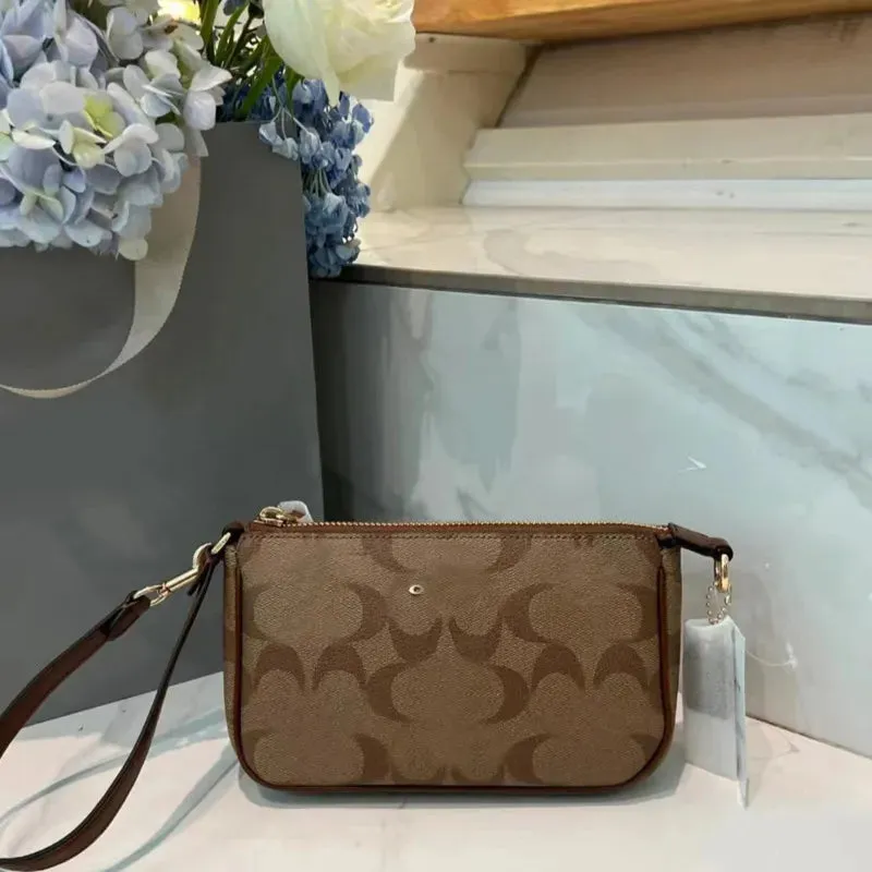NOLITA shoulder bags purses designer woman handbag cute casual clutch letter zippy leather designer bag classic simplicity strawberry flower xb139