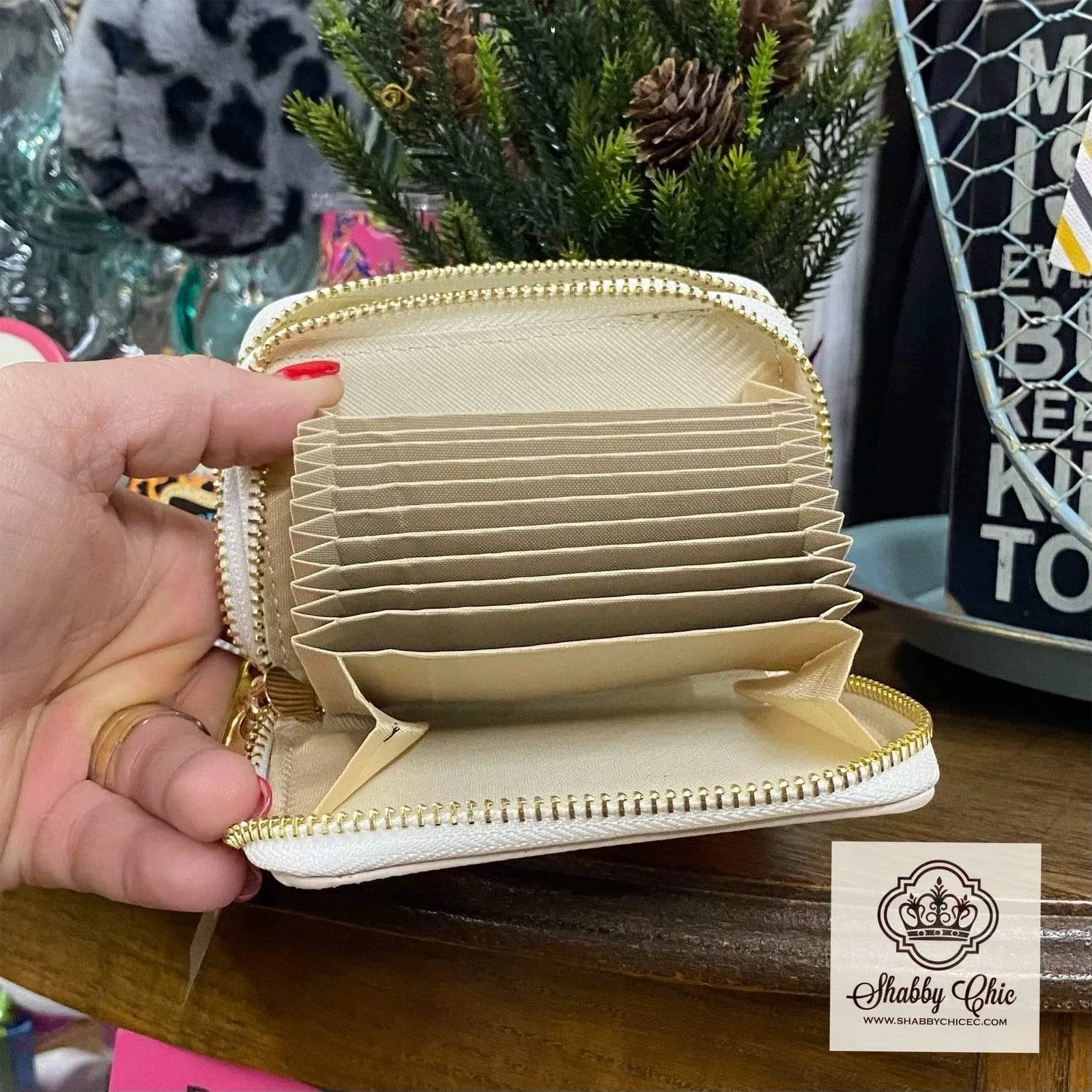 Off White Small Luxury Zip Wallet