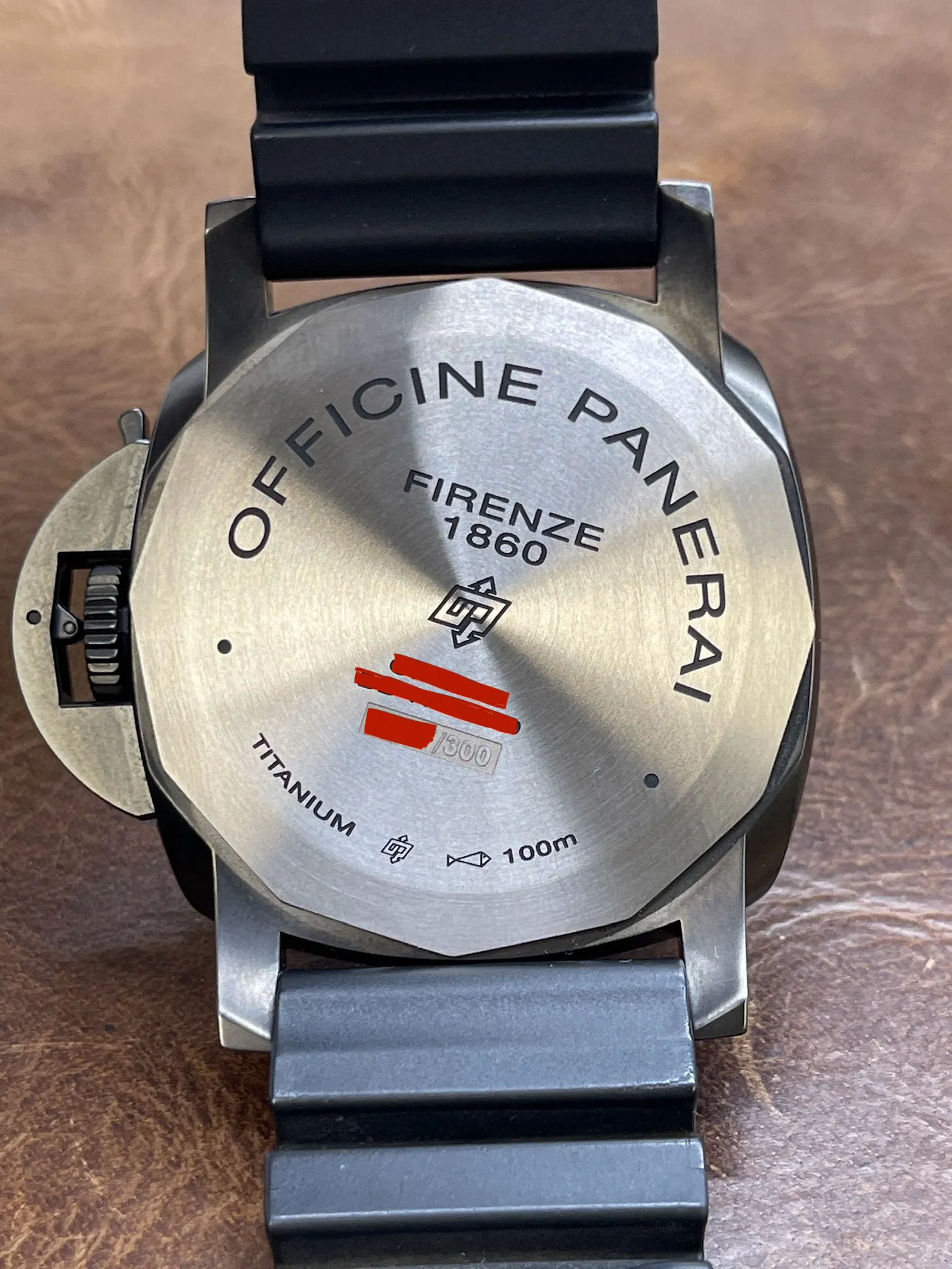 Panerai Luminor 1950 3 Days Titanio DLC California L.E 300pcs PAM00629 Black Dial Hand-wound Men's Watch