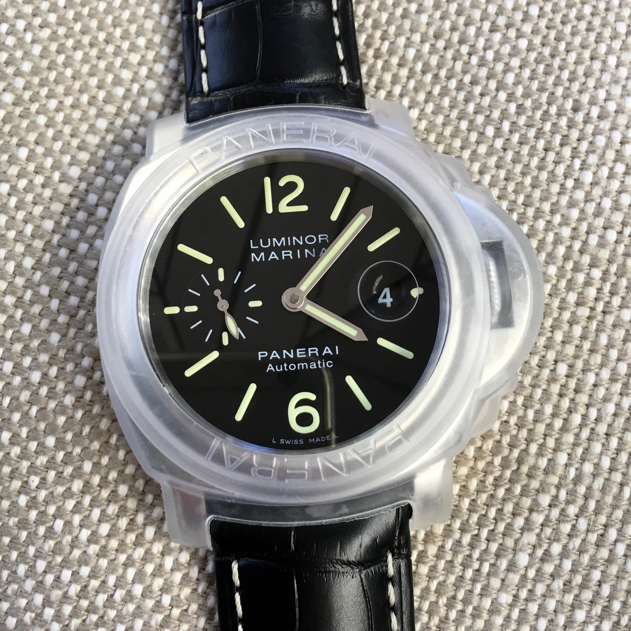 Panerai Luminor Marina PAM 104 44mm "O" Series 2012 Steel Automatic Watch