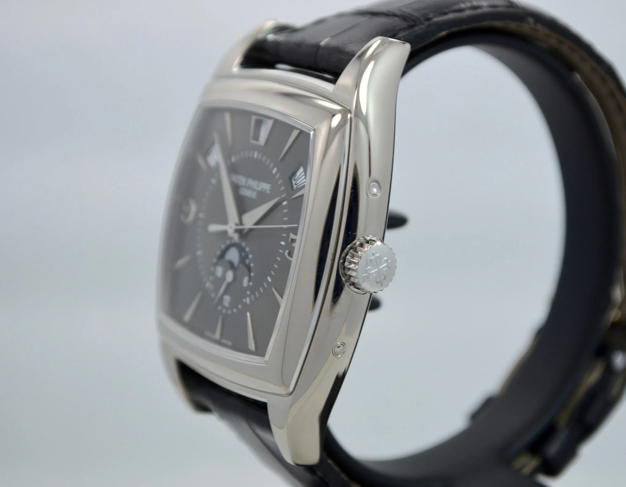 Patek Philippe 18K White Gold Gondolo Annual Calendar Moon Phase 5135G Watch