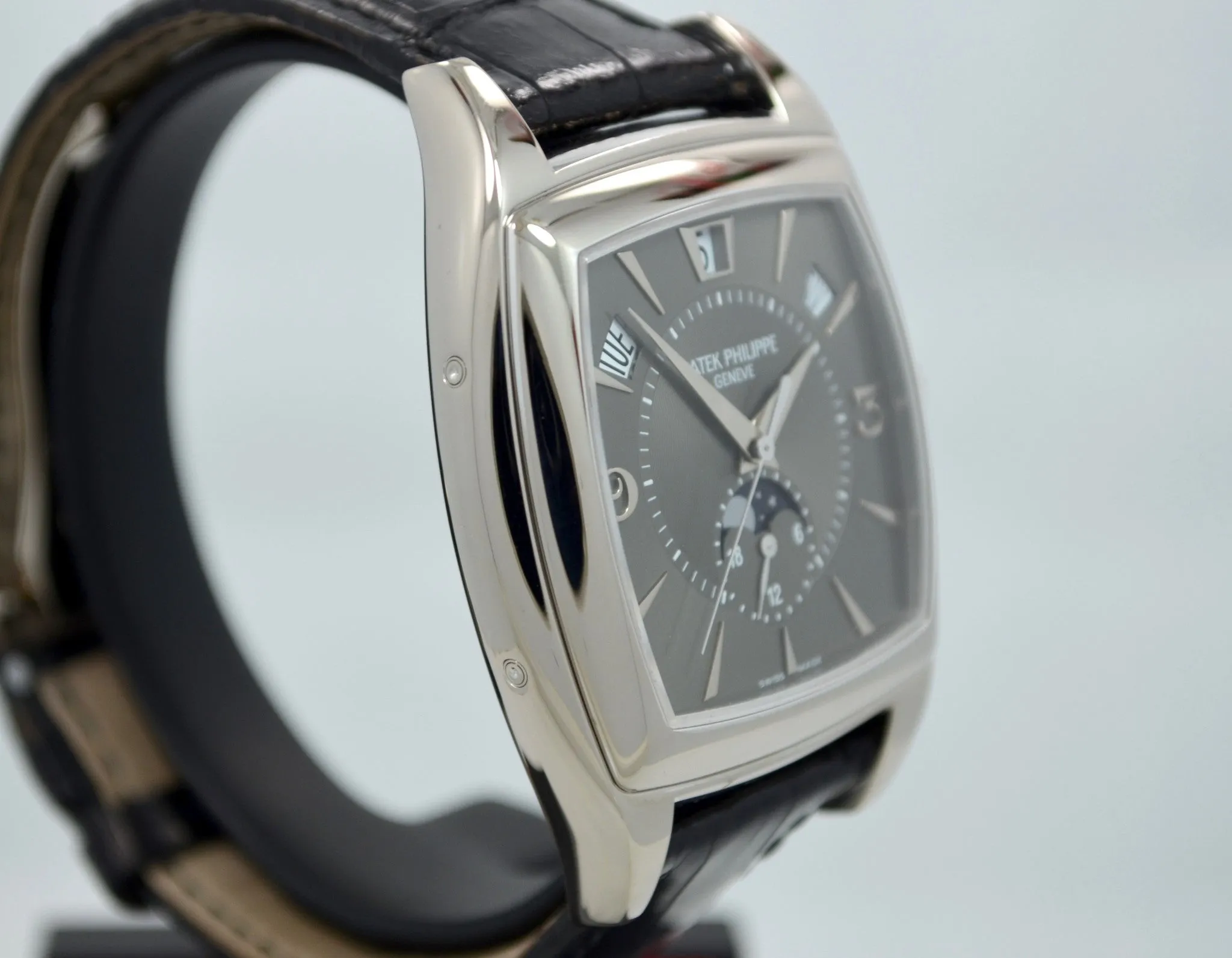 Patek Philippe 18K White Gold Gondolo Annual Calendar Moon Phase 5135G Watch