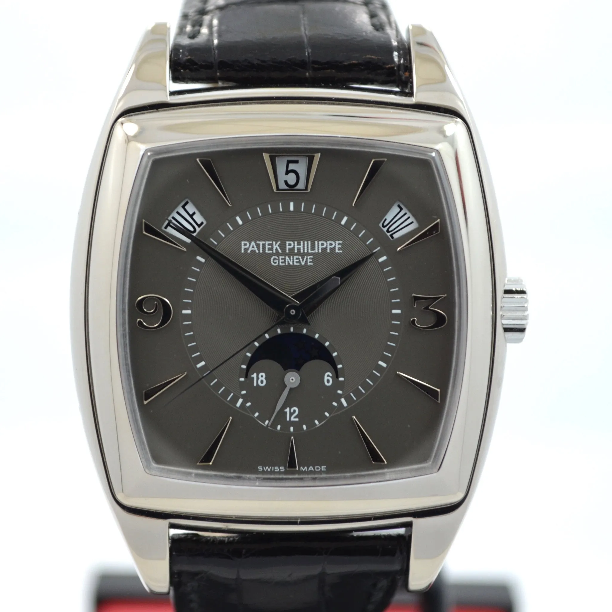 Patek Philippe 18K White Gold Gondolo Annual Calendar Moon Phase 5135G Watch