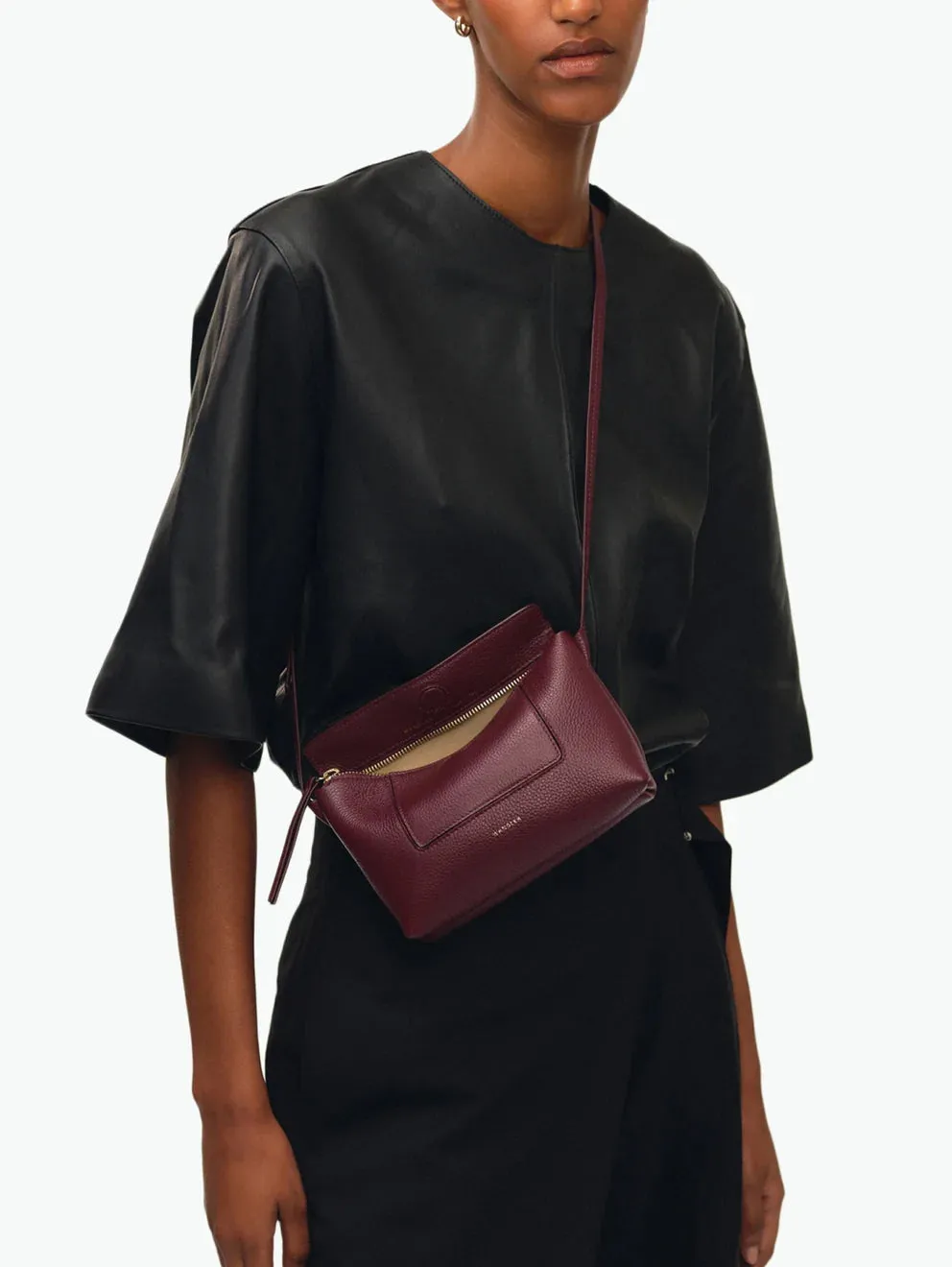 Penelope Slouch Mini Bag - Acai Crust