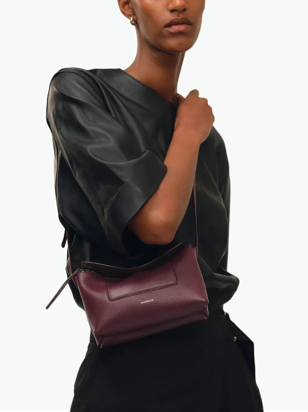 Penelope Slouch Mini Bag - Acai Crust