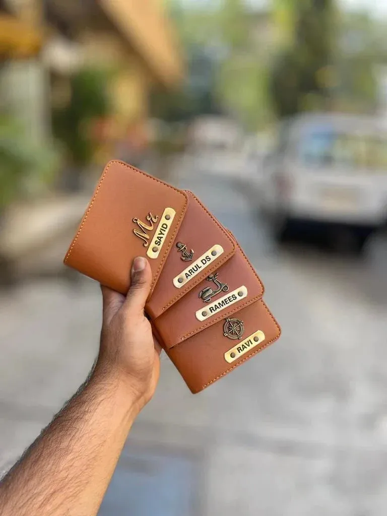 Personalized Men's Wallet - Royal Blue