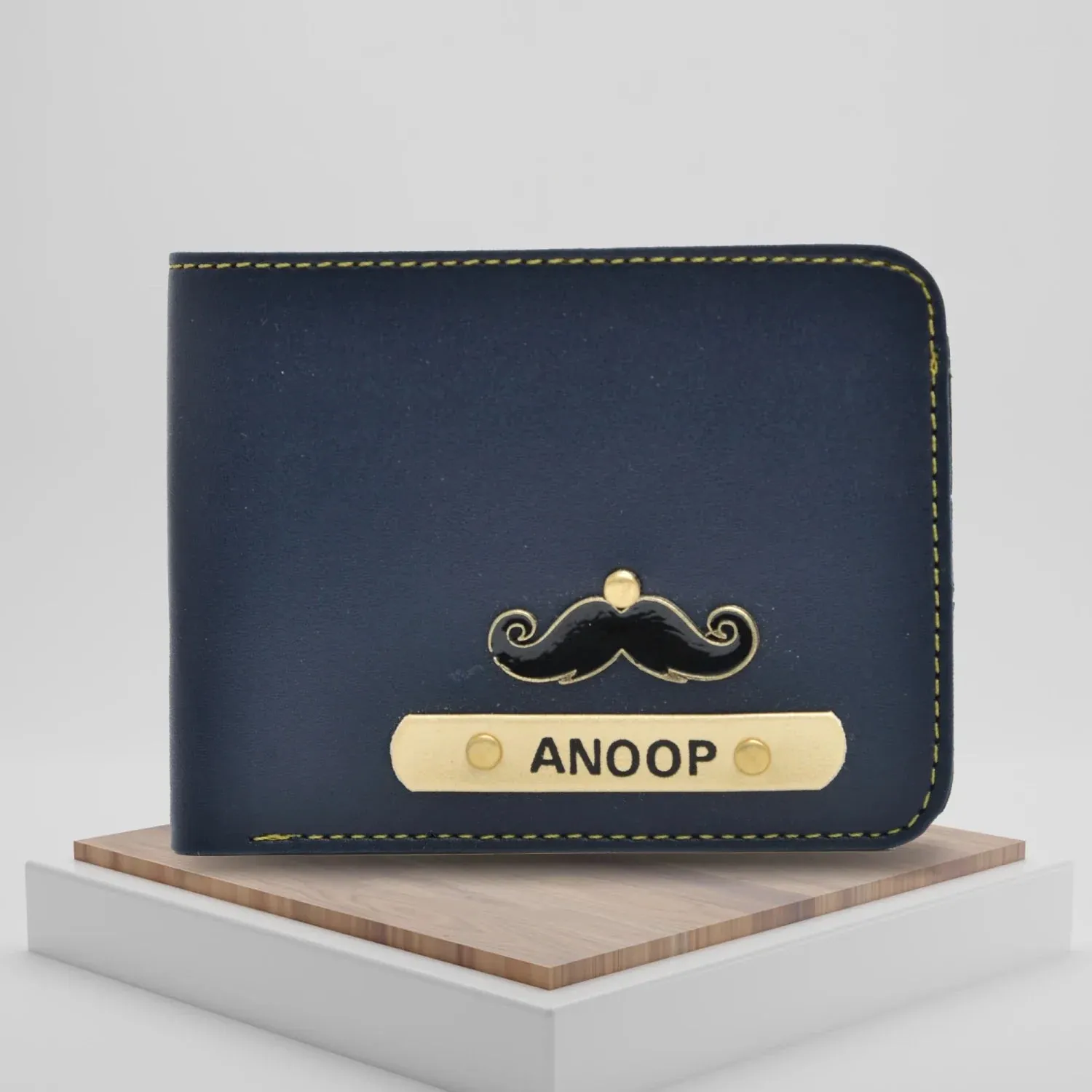 Personalized Men's Wallet - Royal Blue