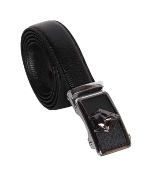 Philipp Plein Men's Cat Head Leather Belt – Black