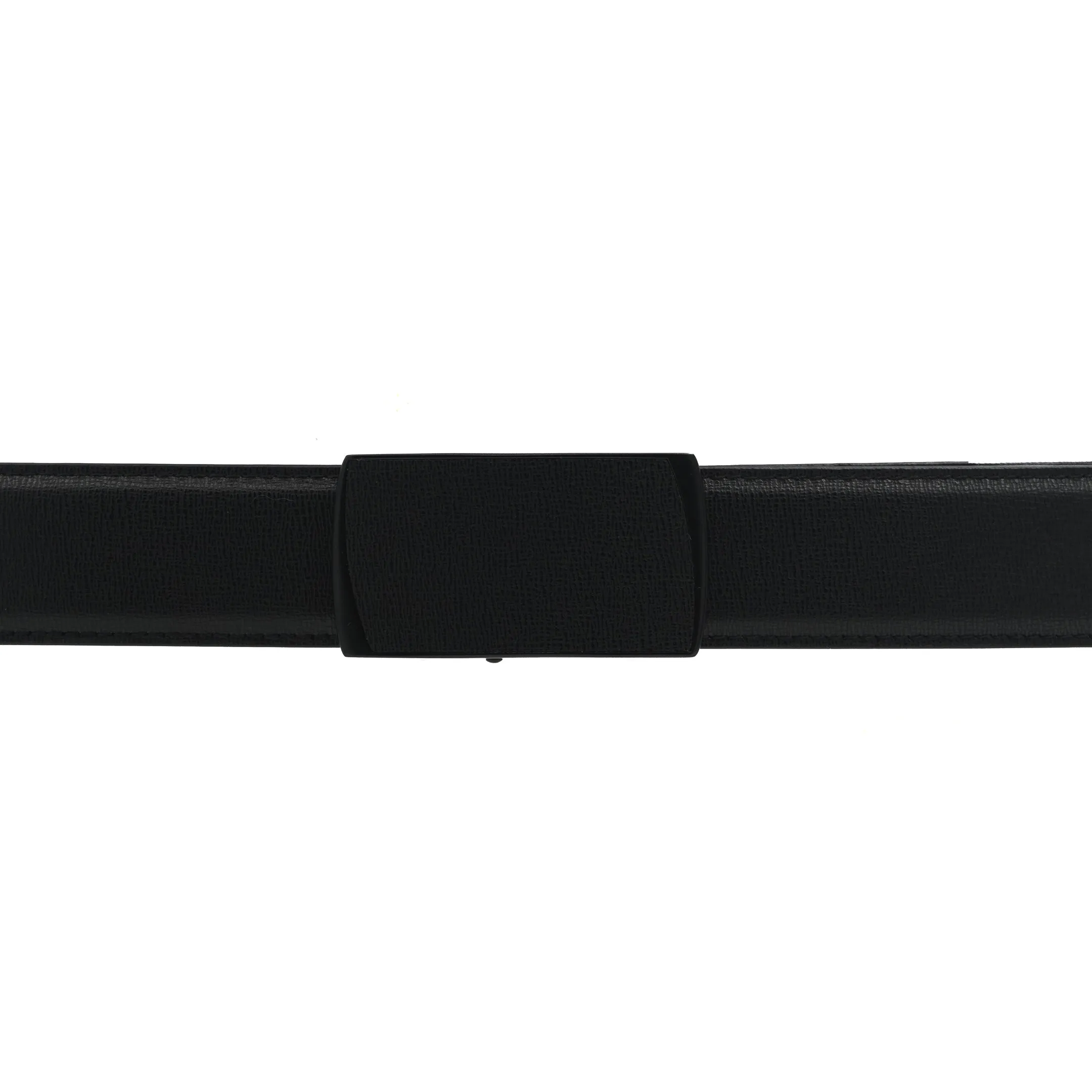 Picard Hamburg Autolock Solid Buckle 35mm Men's  Leather Belt (Black)
