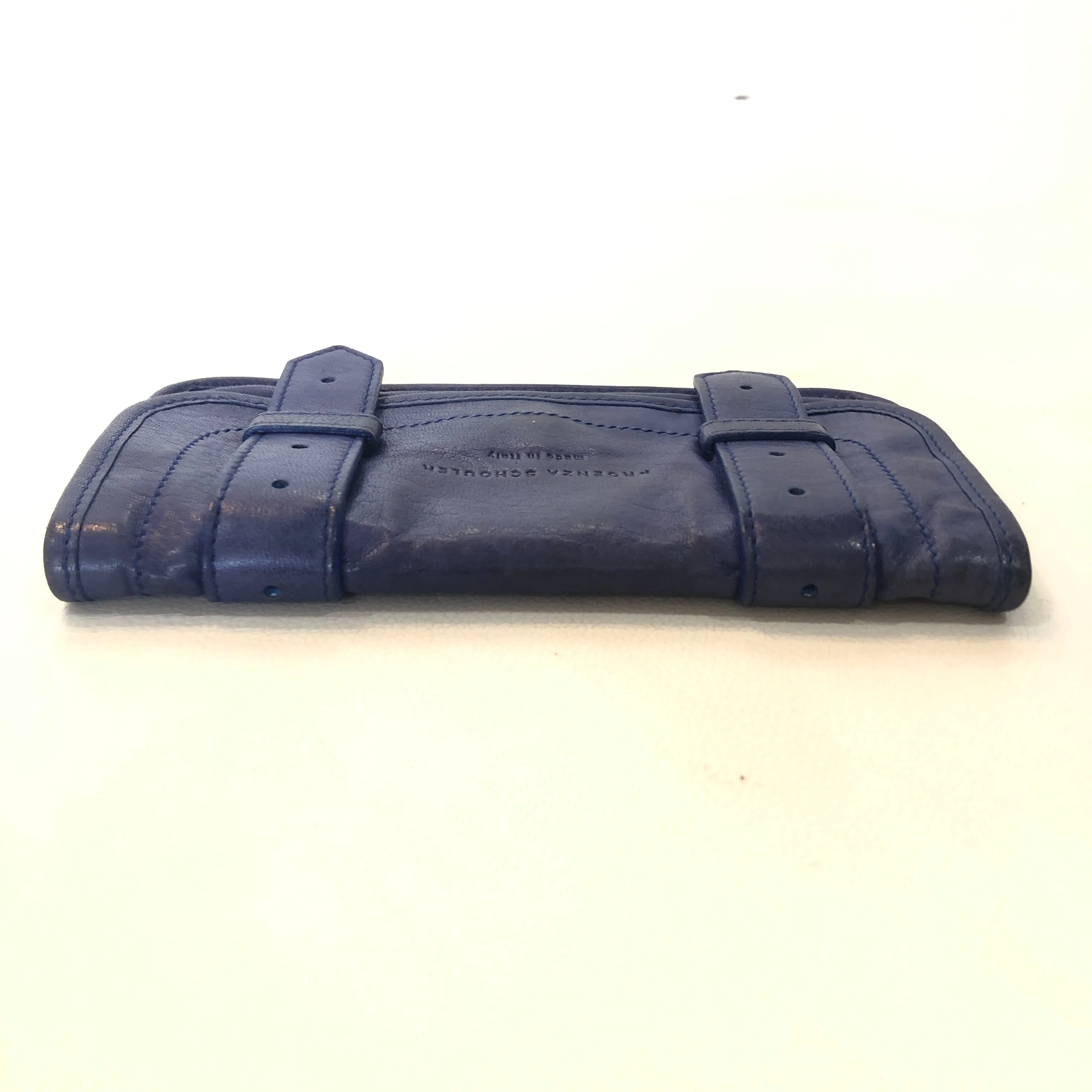 PROENZA SCHOULER PS1 Blue Leather Wallet