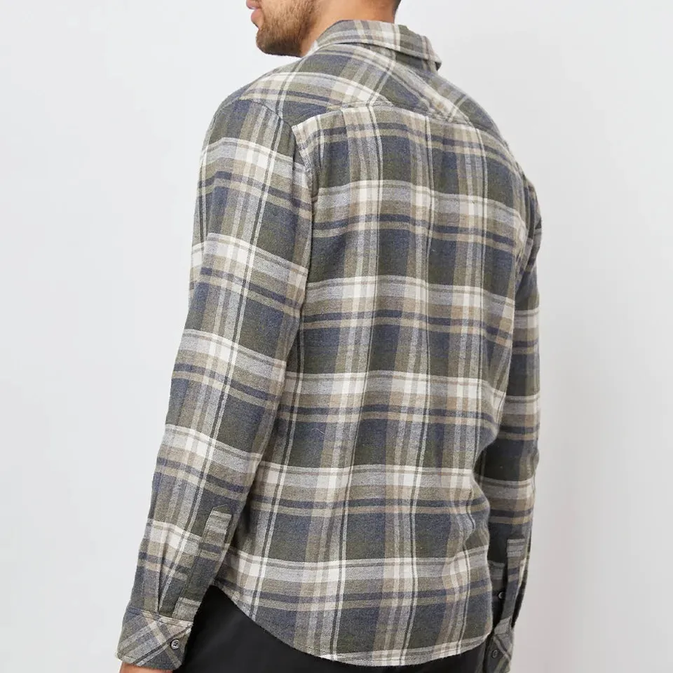 Rails Lennox Button Up-blue moss lodge