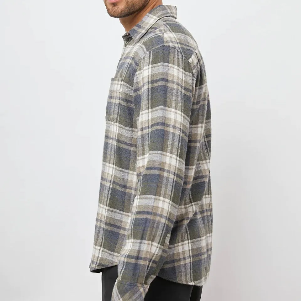 Rails Lennox Button Up-blue moss lodge