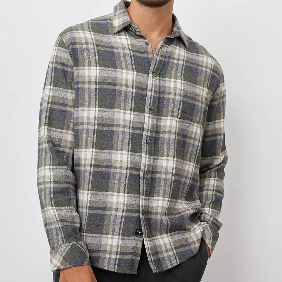 Rails Lennox Button Up-blue moss lodge