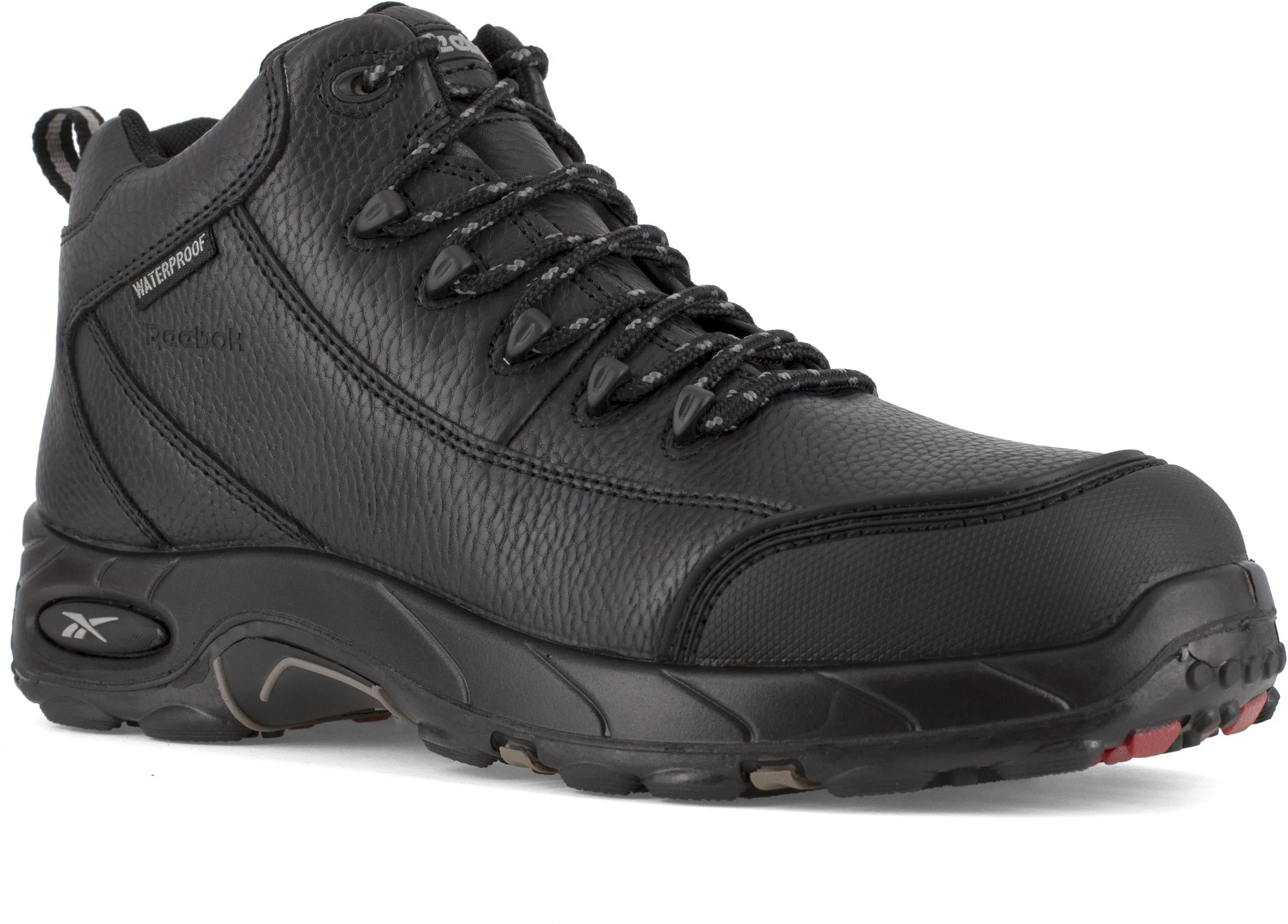 Reebok Men's Tiahawk Comp Toe WP Sport Work Boot - Black - RB4555