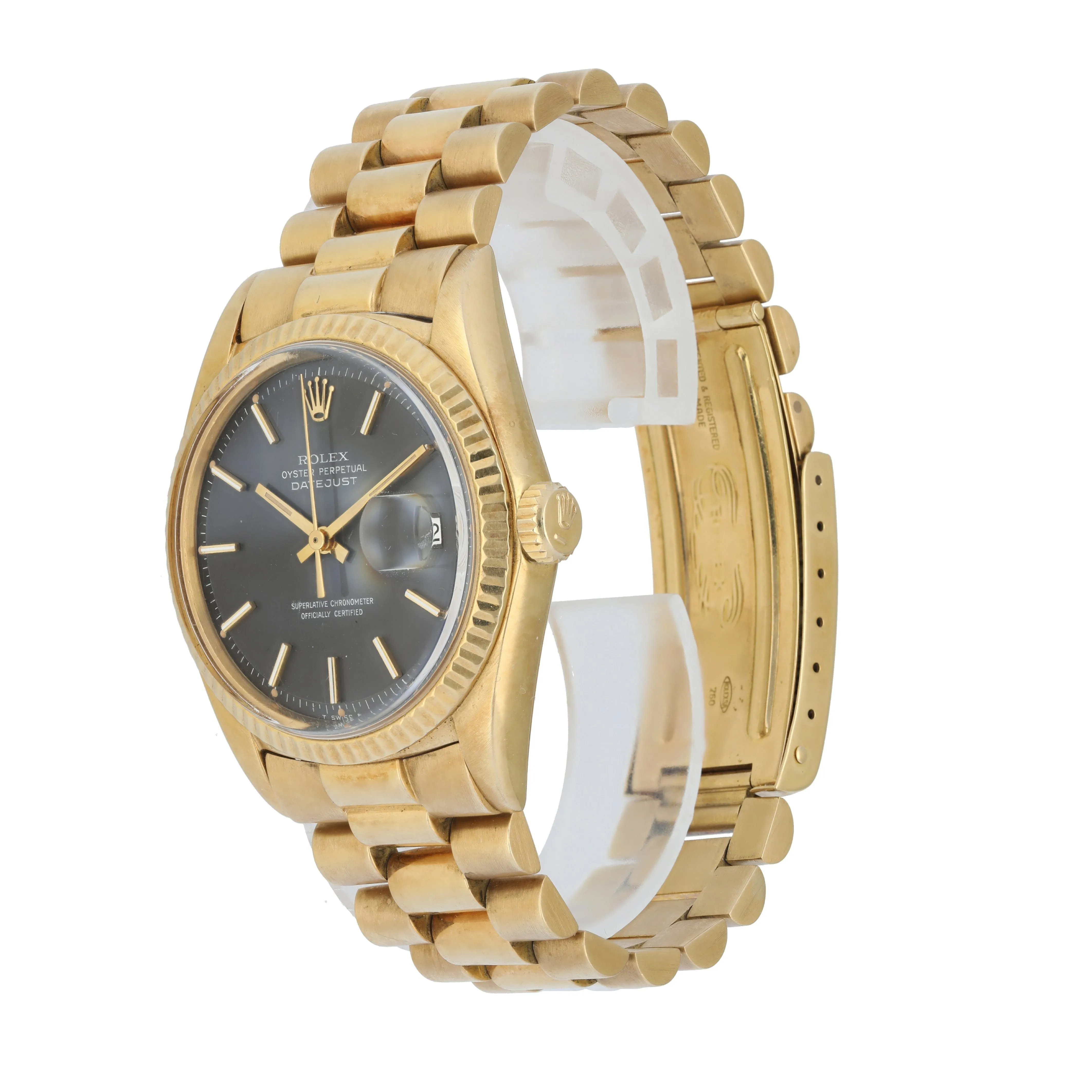 Rolex Datejust 1601 Yellow Gold Men's Watch