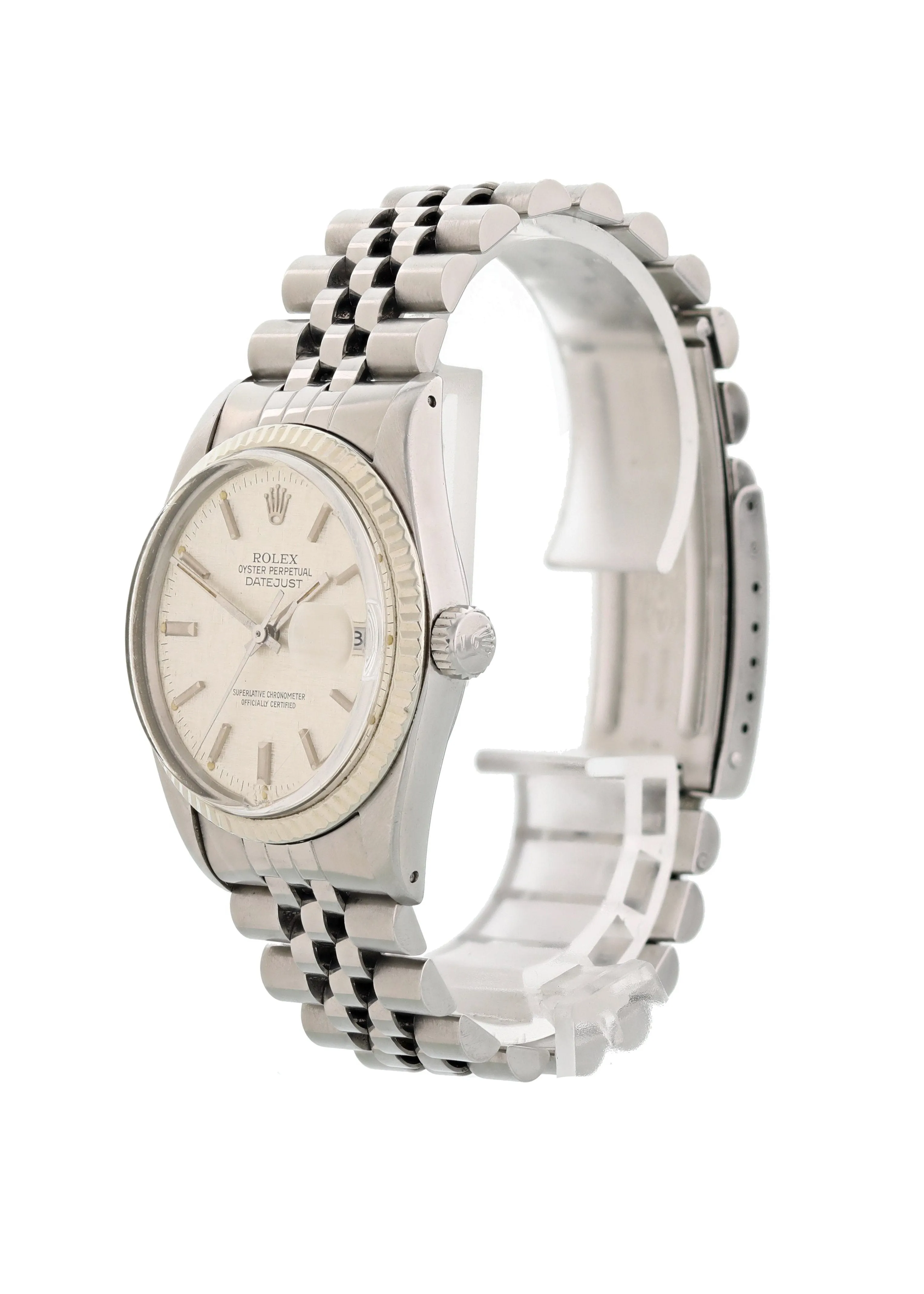 Rolex Datejust 16014 Linen Dial Men's Watch