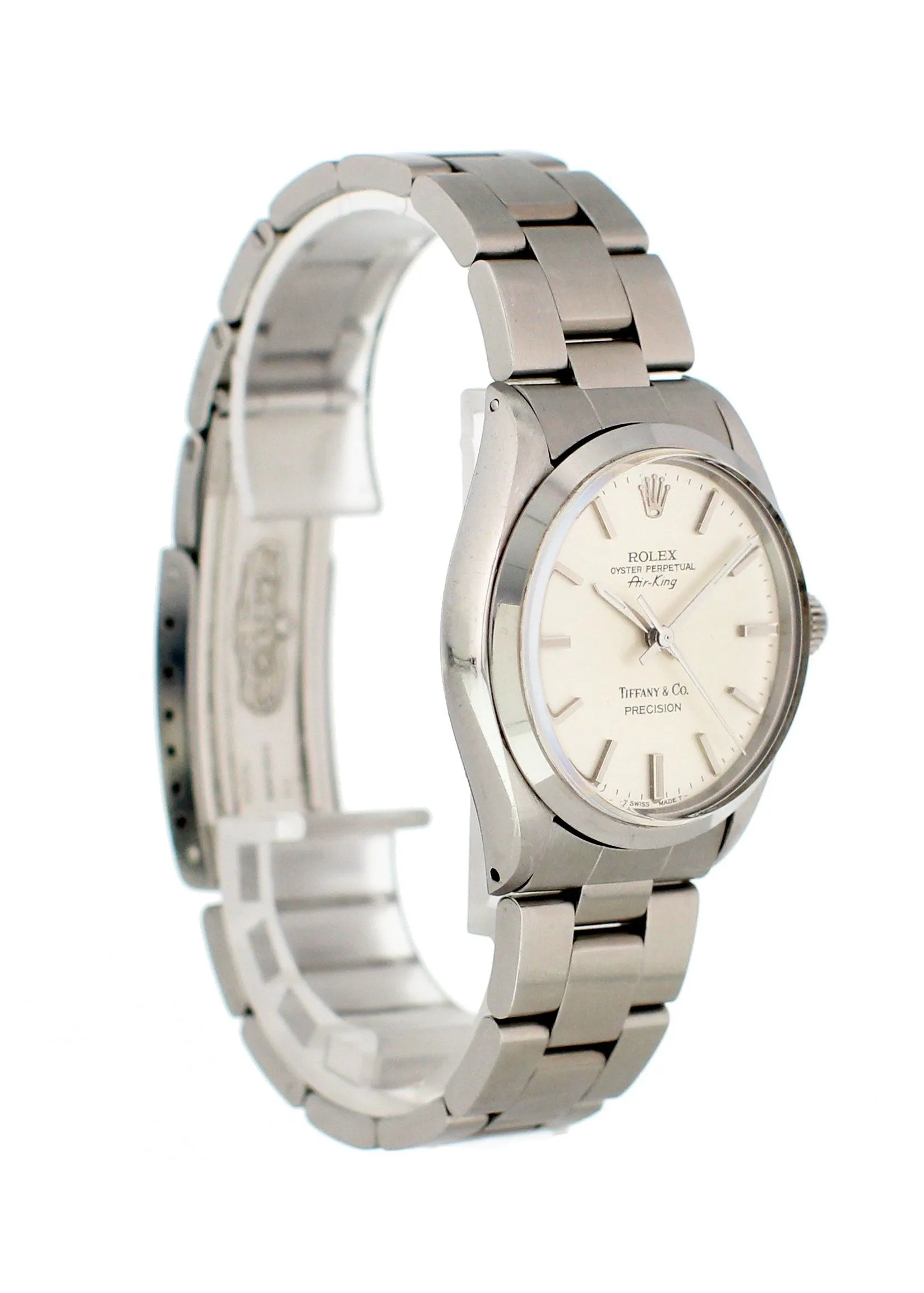 Rolex Oyster Perpetual Air King Precision 5500 Tiffany & Co Dial Vintage Watch