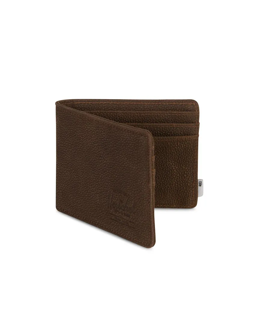 Roy Wallet Tile Brown Pebbled Nubuck