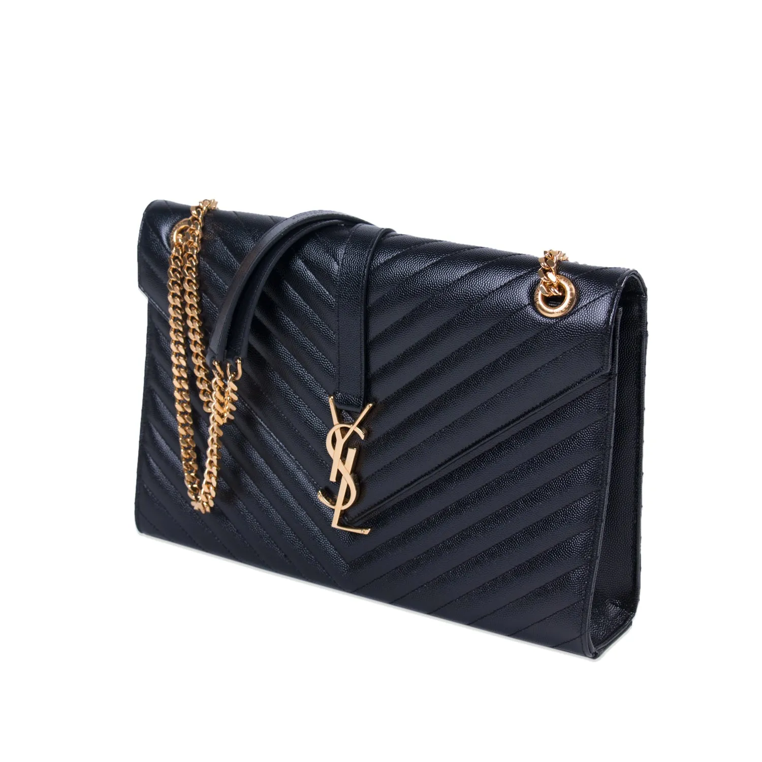 Saint Laurent Monogram Envelope Large Bag