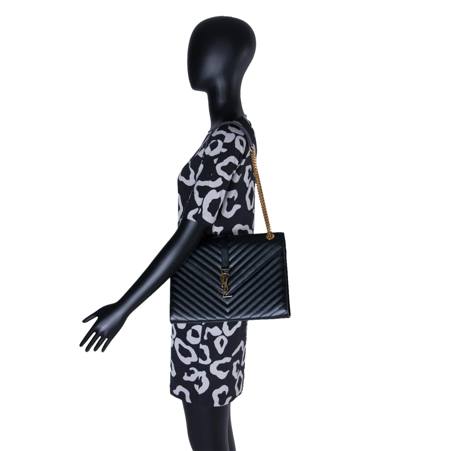 Saint Laurent Monogram Envelope Large Bag