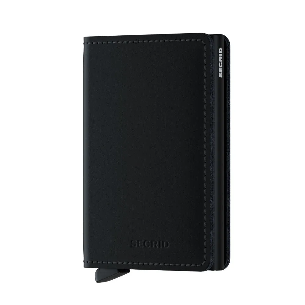 SECRID Slimwallet Leather - Matte Black