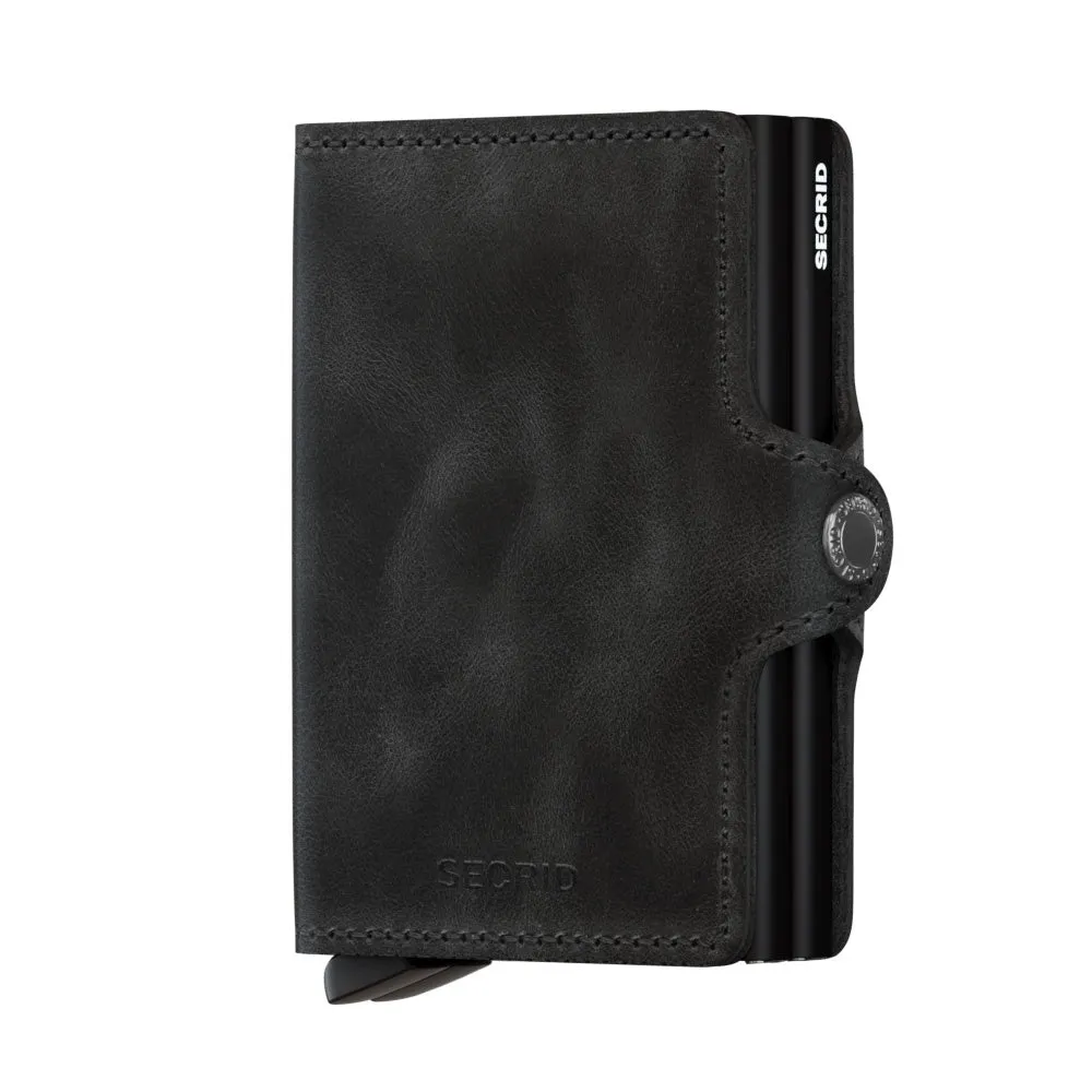 SECRID Twinwallet Leather - Vintage Black