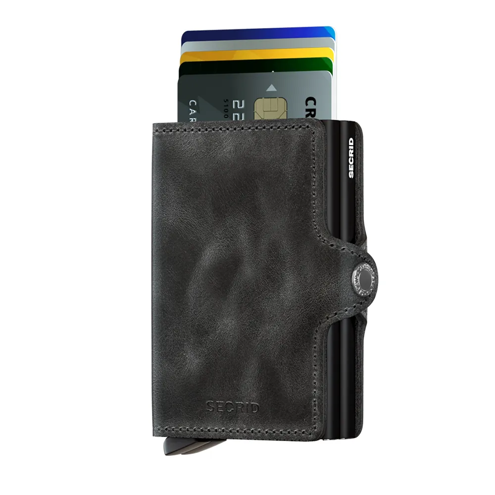 SECRID Twinwallet Leather - Vintage Black