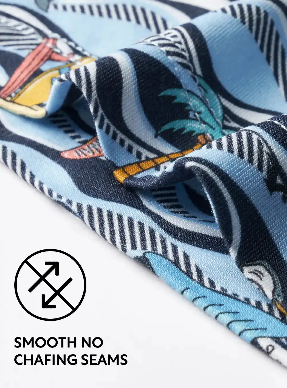 Shark and Lemon Printed Bamboo Rayon Boxer Briefs 3 Pack