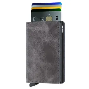 SLIMWALLET VINTAGE GREY-BLACK