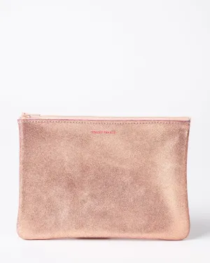 sparkle zip medium - sparkle peach