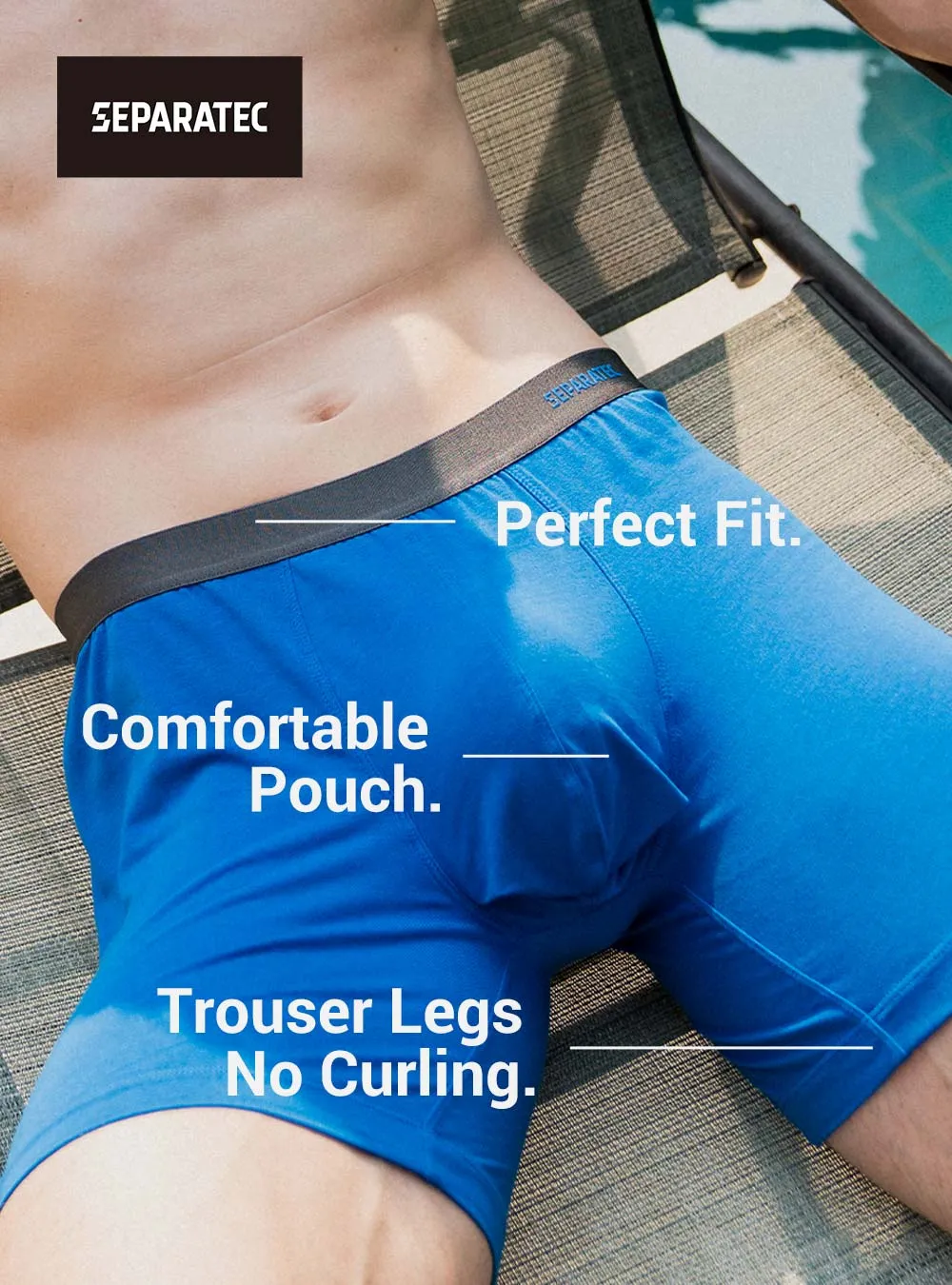 Stylish Classic Bamboo Rayon Boxer Briefs 3 Pack