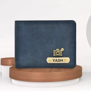 Stylish Personalized Men's Wallet - Royal Blue