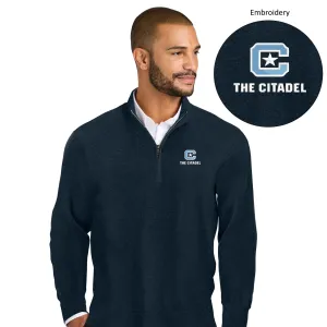 The Citadel, C Star, Port Authority® Easy Care 1/4-Zip Sweater
