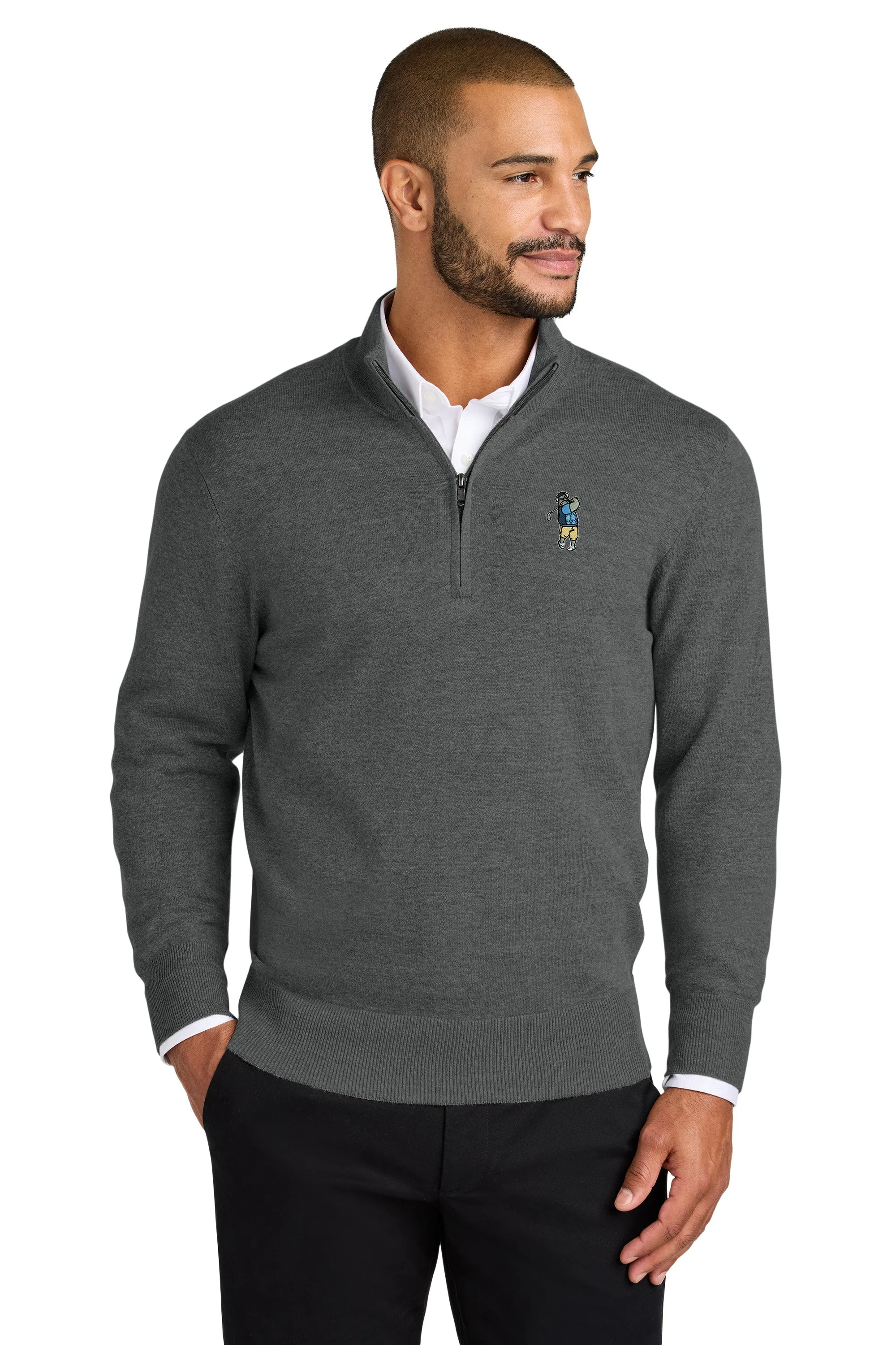The Citadel, Spike The Golfer, Port Authority® Easy Care 1/4-Zip Sweater