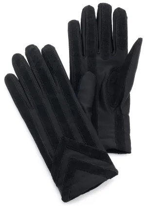 Totes Men's Spandex Glove With Suede Palm Strips