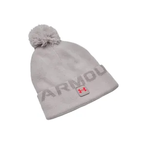 Under Armour - Men's Halftime Fleece Pom - Beanie - Ghost Gray/Tin