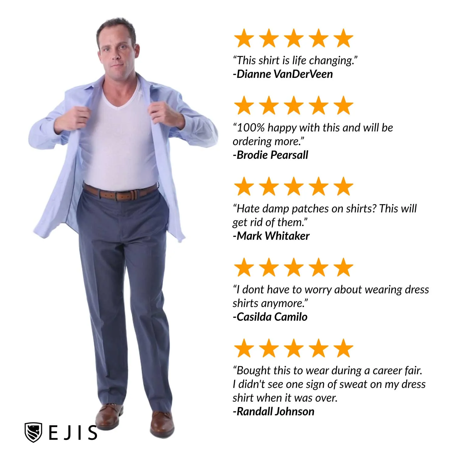 V-Neck Cotton Sweat Proof Undershirt For Men - Mix 9-Pack (5x White, 4x Black)