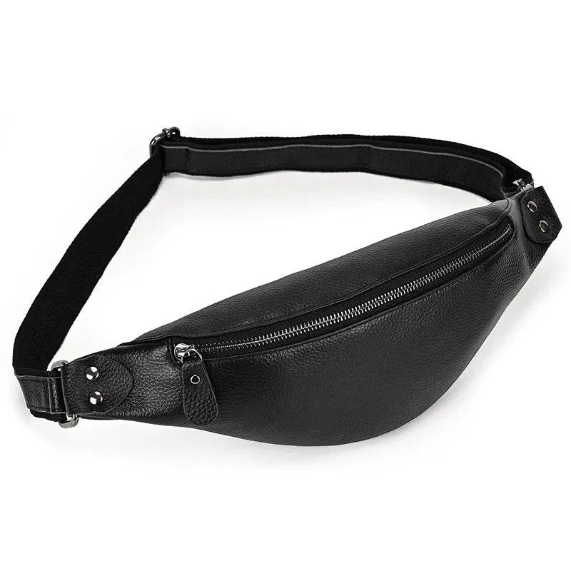 VacationGrabs Hands-Free Leather Fanny Pack for Travel