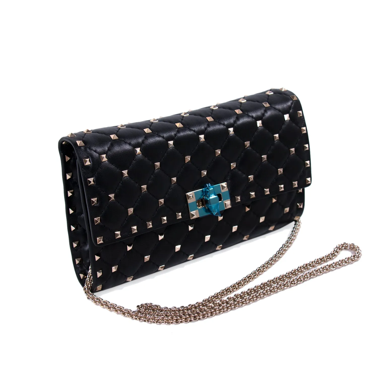 Valentino Rockstud Spike Wallet on Chain
