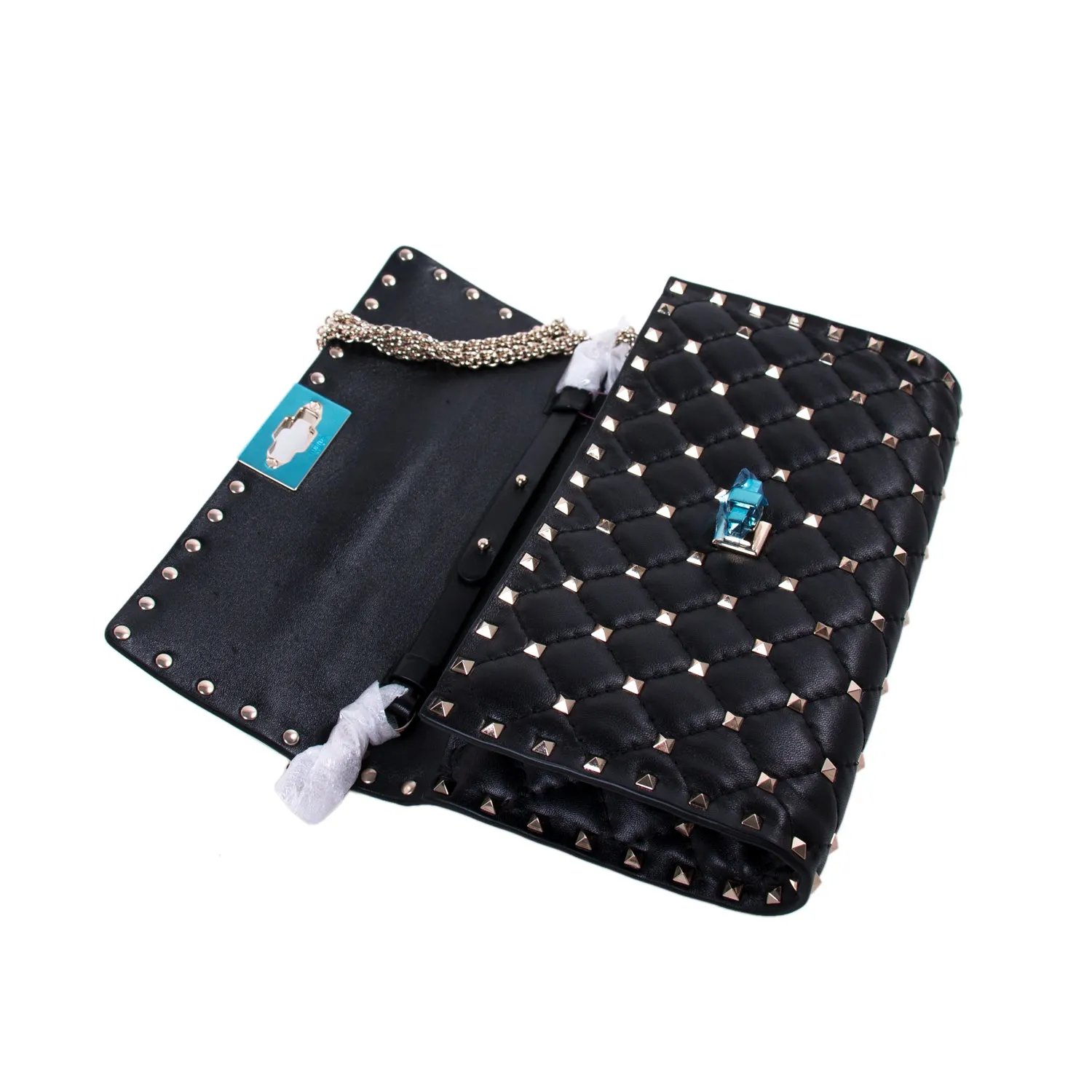 Valentino Rockstud Spike Wallet on Chain