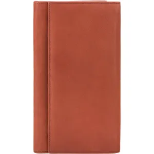 Visconti Brown Leather Clutch Bag