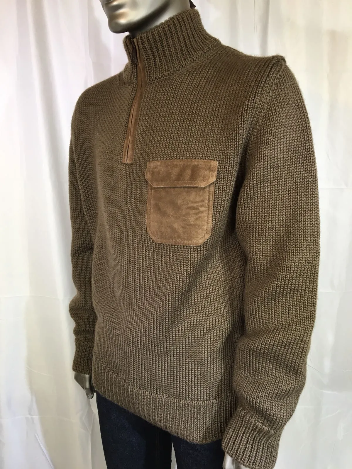 Wool Blend Pullover Sweater