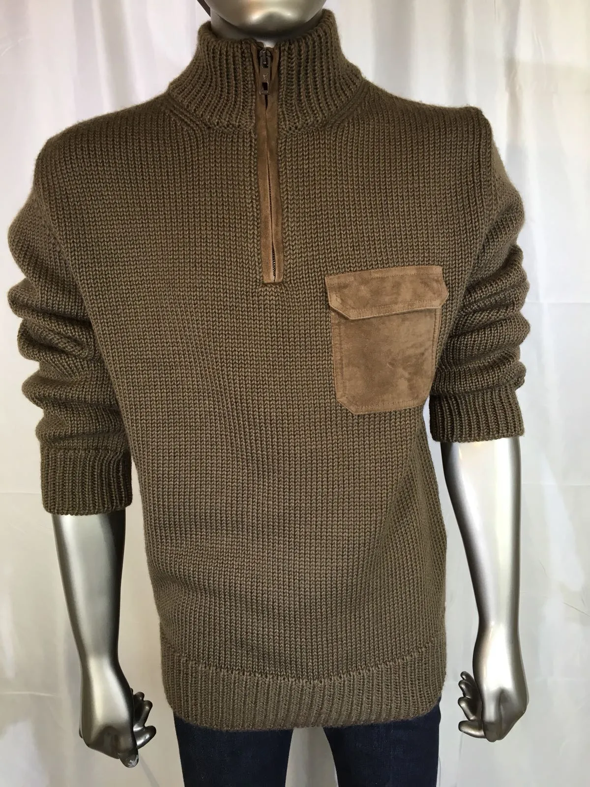 Wool Blend Pullover Sweater