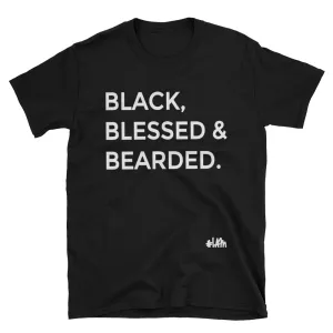 YES I AM | BLACK, BLESSED & BEARDED TEE
