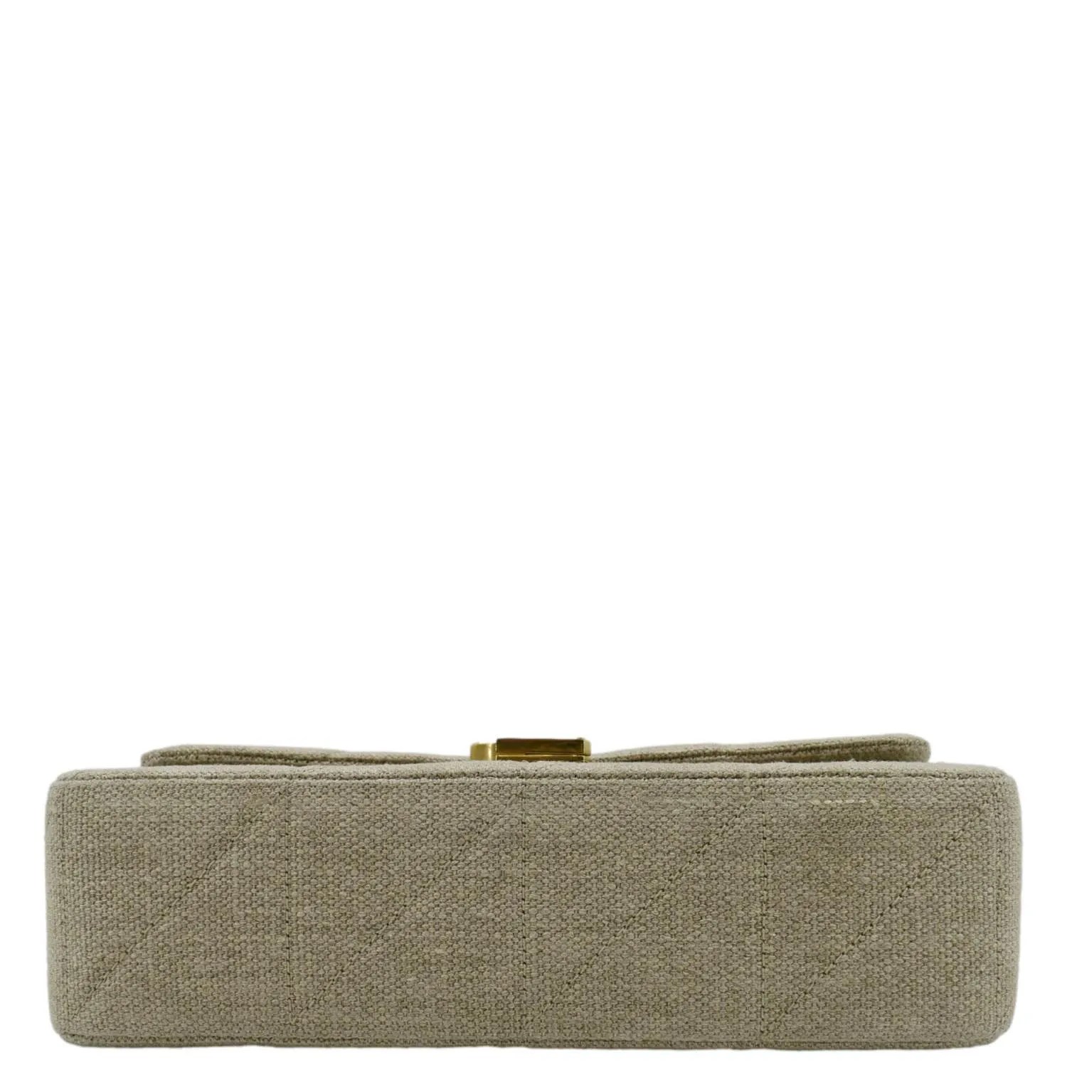 YVES SAINT LAURENT Patchwork Jamie Jersey Wool Shoulder Bag Beige